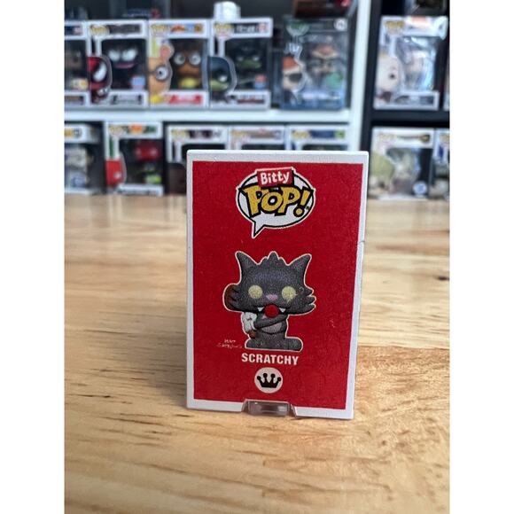BITTY Scratchy Funko Pop #904 Simpsons Animation TV Television Show Disney Itchy - Picture 2 of 6
